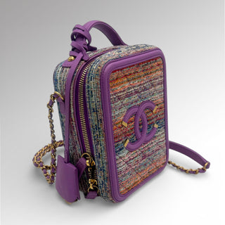 Sac Vanity Case tweed Small CC