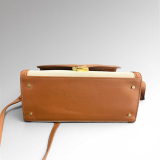 Sac Cassandra cuir et toile