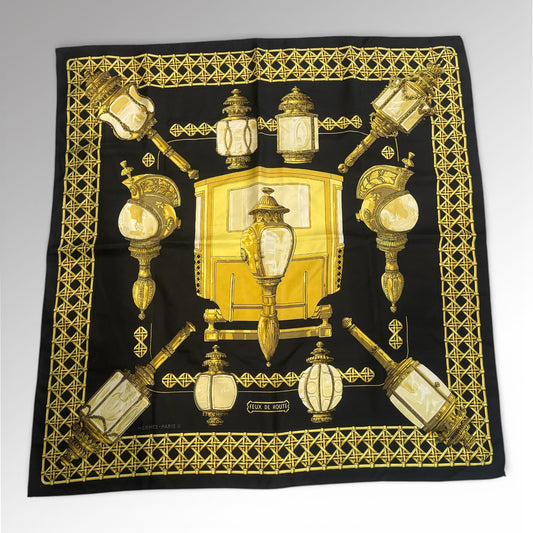 Carré en soie Feux de route