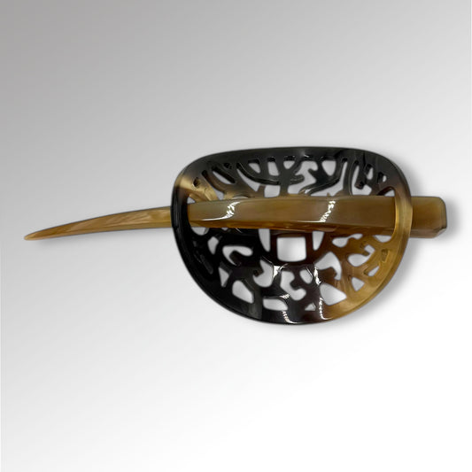 Barrette Buffalo Horn