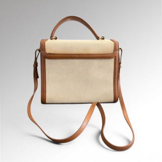 Sac Cassandra cuir et toile