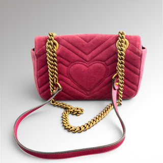 Sac GG Marmont small velours