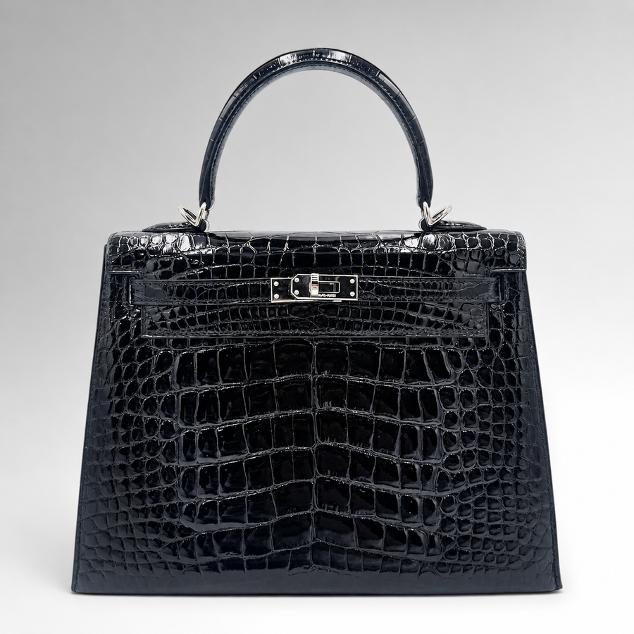 Sac Kelly 25 Sellier Crocodile
