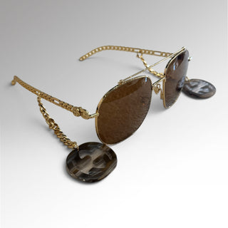 Lunettes Aviator Charm Chain