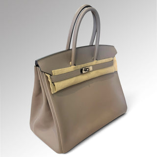 Sac Birkin 35 Gris Asphalte
