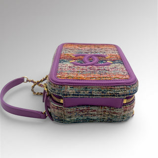 Sac Vanity Case tweed Small CC