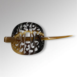 Barrette Buffalo Horn