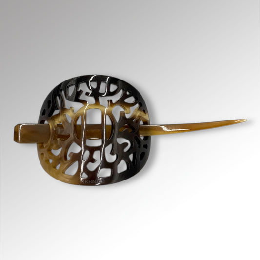 Barrette Buffalo Horn