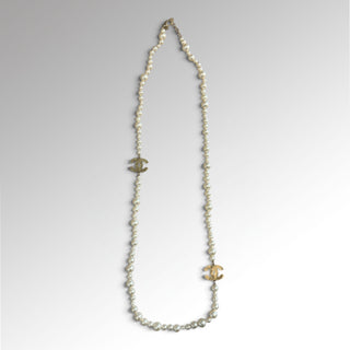 Sautoir Perles Double CC