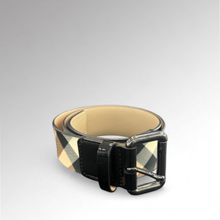 Ceinture Check Canvas